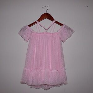 Little Mass Toddler Girl 2T Pink Dot Dress NWT Princess Fairy Dress